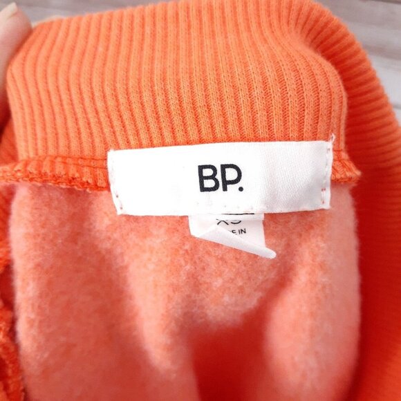 BP Womens Sweatshirt XS Mockneck Orange Pink Ombre 311A - Picture 4 of 5